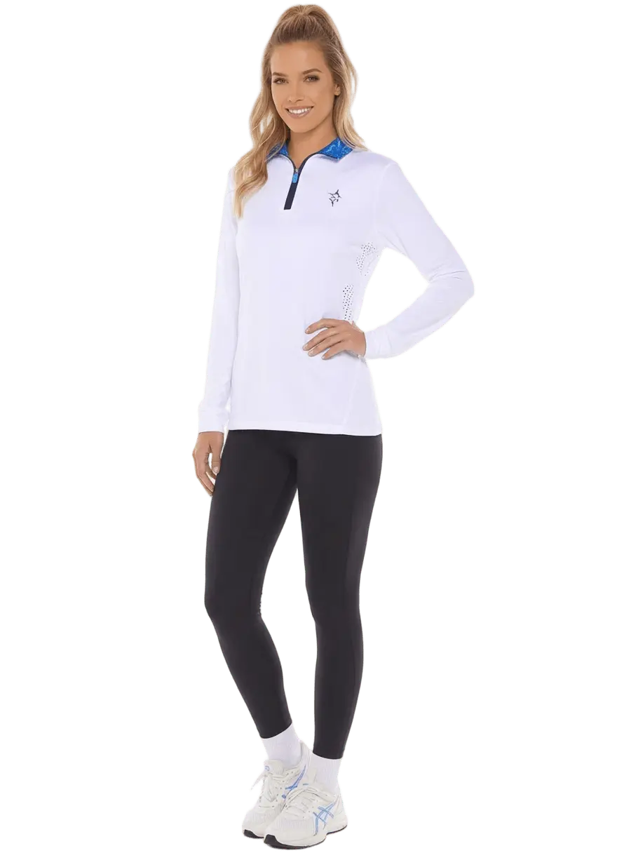 Women's Monterey Quarter Zip White Water Life