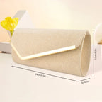 Women's three-fold bag with colorful glitter nowadaysfashion