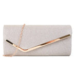 Women's three-fold bag with colorful glitter nowadaysfashion