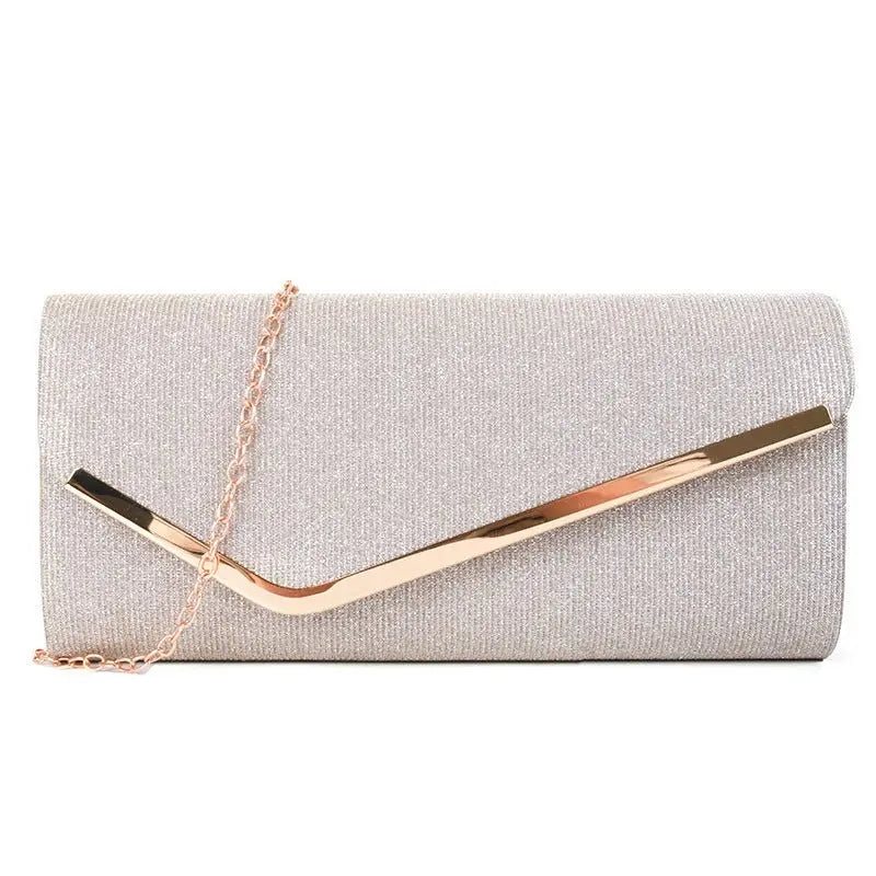 Women's three-fold bag with colorful glitter - Blade & Thread