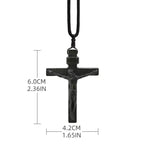 wooden cross necklace INRI nowadaysfashion