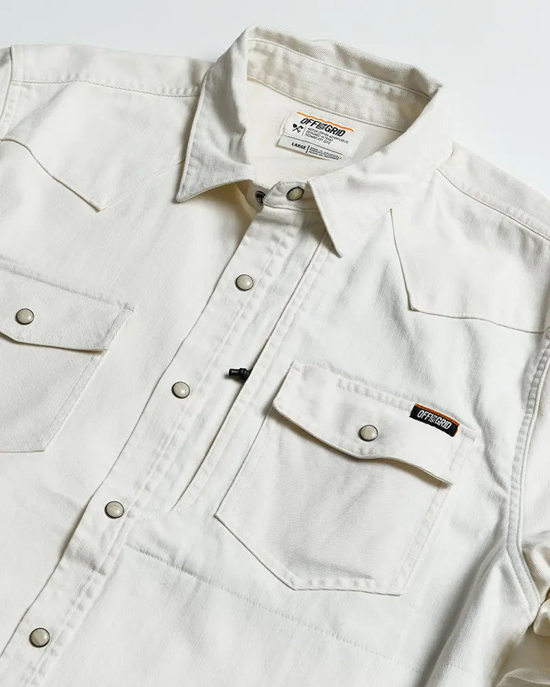 Earl Denim Shirt - Natural Off The Grid Surplus