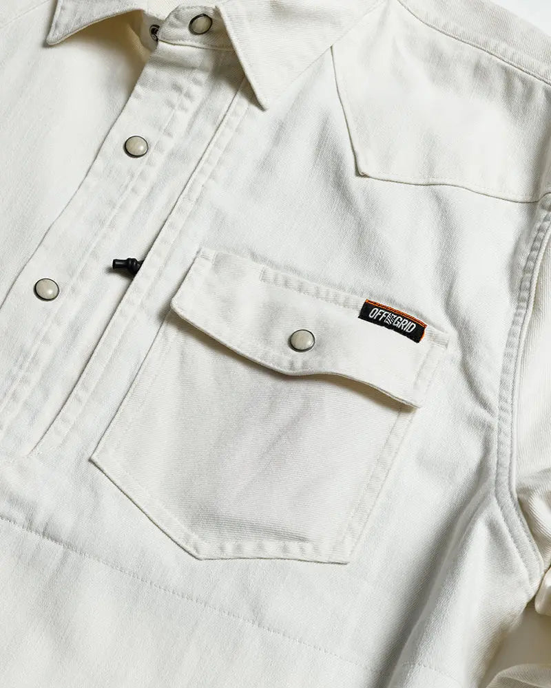 Earl Denim Shirt - Natural Off The Grid Surplus