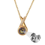 X-letter Projection Necklace With Customizable PhotosSilver 925 Necklace nowadaysfashion