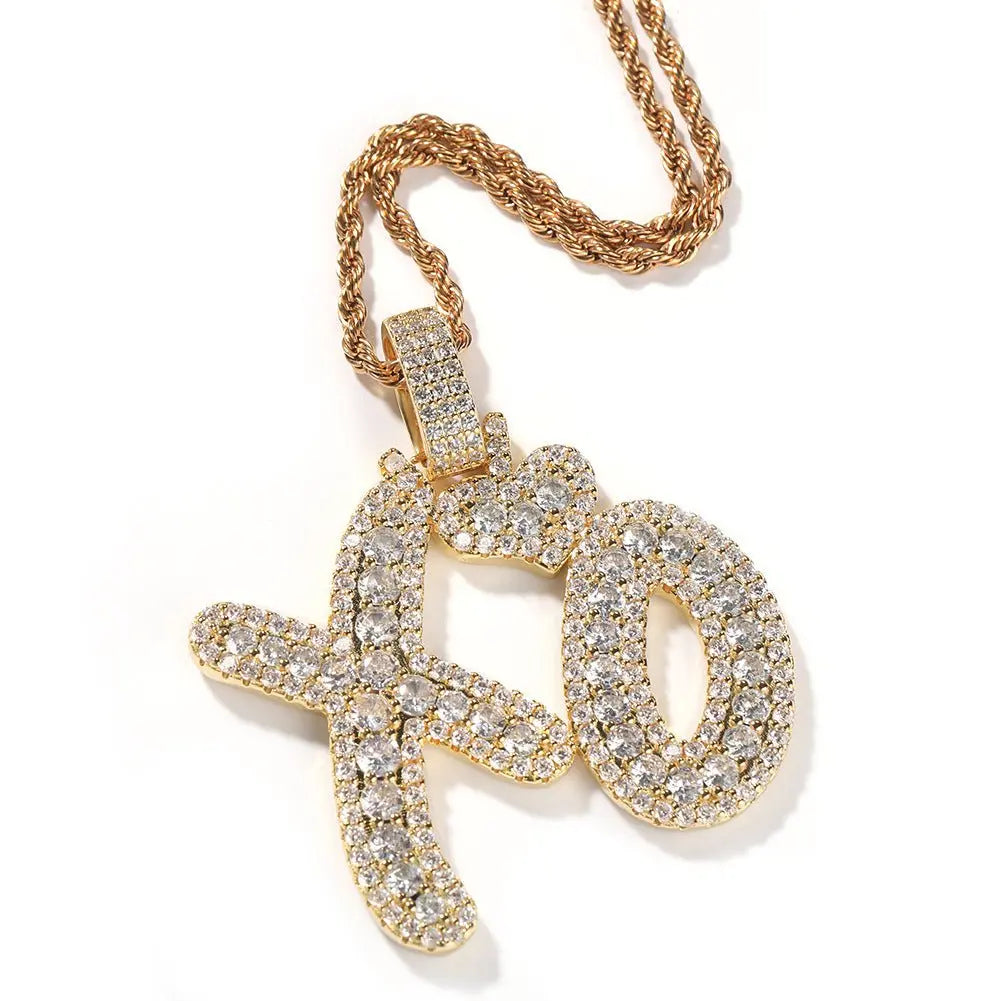 xo necklace - Blade & Thread