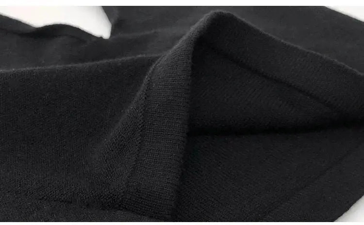 Y2K T-shirt Two Piece Women Long Sleeve Smock+Knitted Halterneck Camis Skinny Cropped Tops Woman nowadaysfashion