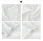 Y2K Tops Women U-shaped Lapel Short Sleeve Tees Summer High Waist Thread Crop Top nowadaysfashion