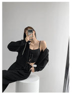 Y2k Tunic Tops Women Design Cross Bandage Camis Chic Slim Sleeveless Crop Top Female nowadaysfashion