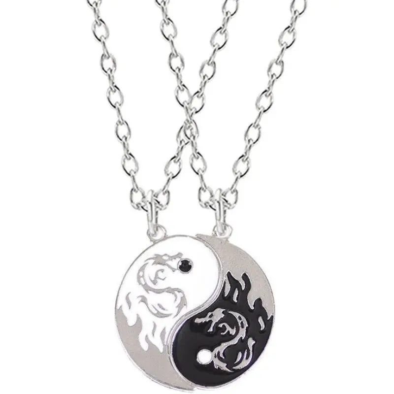 yin and yang necklace - Blade & Thread