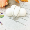 Zircon horseshoe necklace nowadaysfashion