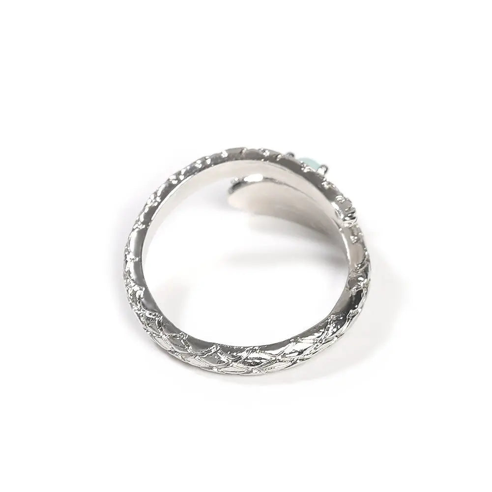 Zircon snake open ring - Blade & Thread