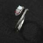 Zircon snake open ring nowadaysfashion